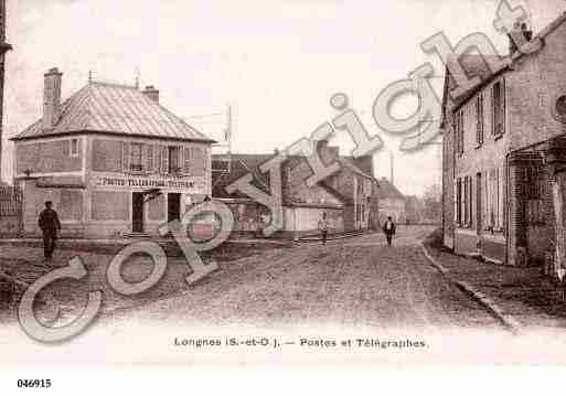 Ville de LONGNES, carte postale ancienne