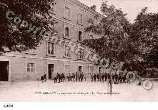 Ville de LOUDUN, carte postale ancienne