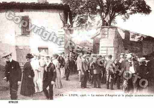 Ville de LYON, carte postale ancienne