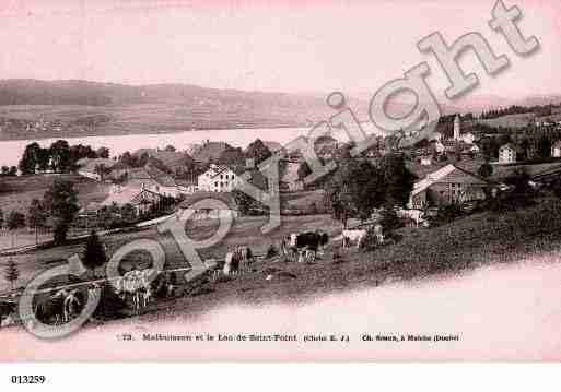 Ville de MALBUISSON, carte postale ancienne