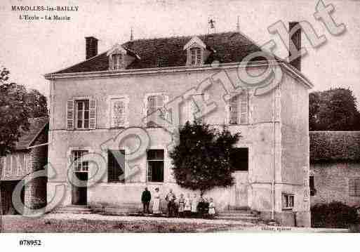 Ville de MAROLLESLESBAILLY, carte postale ancienne