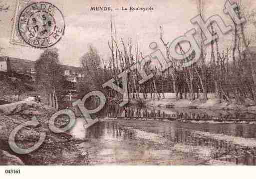 Ville de MENDE, carte postale ancienne