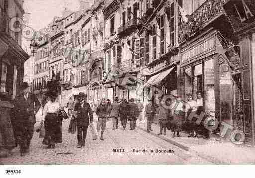 Ville de METZ, carte postale ancienne