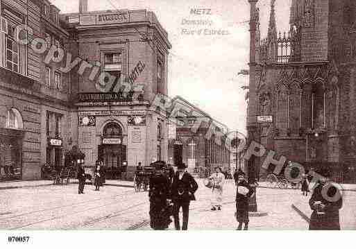 Ville de METZ, carte postale ancienne