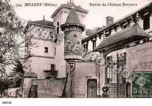 Ville de MILLERY, carte postale ancienne