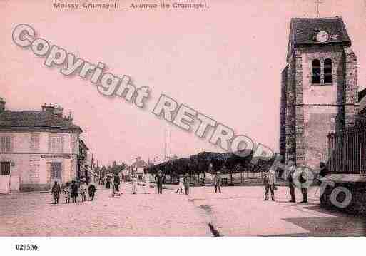 Ville de MOISSYCRAMAYEL, carte postale ancienne