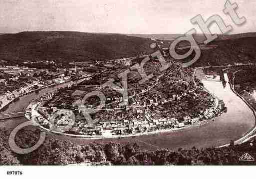 Ville de MONTHERME, carte postale ancienne