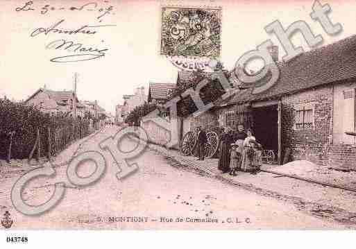Ville de MONTIGNYLESCORMEILLES, carte postale ancienne