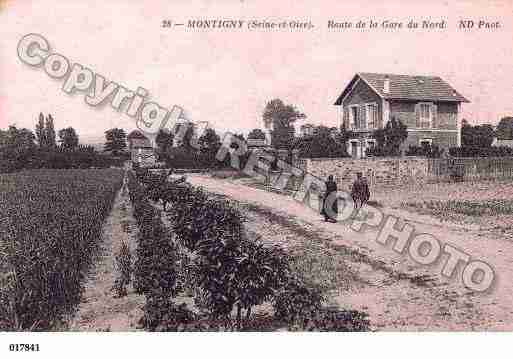 Ville de MONTIGNYLESCORMEILLES, carte postale ancienne