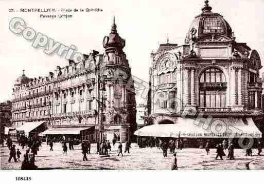 Ville de MONTPELLIER, carte postale ancienne