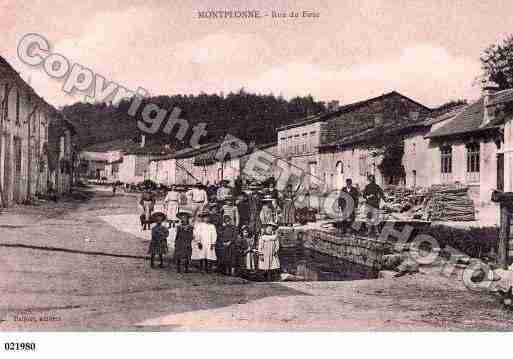 Ville de MONTPLONNE, carte postale ancienne