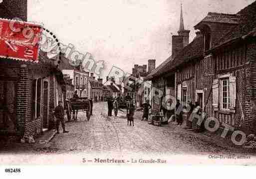 Ville de MONTRIEUXENSOLOGNE, carte postale ancienne