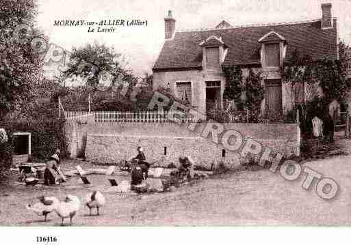 Ville de MORNAYSURALLIER, carte postale ancienne