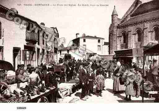 Ville de MORTAGNESURSEVRE, carte postale ancienne