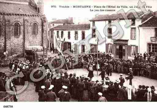 Ville de MORTAGNESURSEVRE, carte postale ancienne