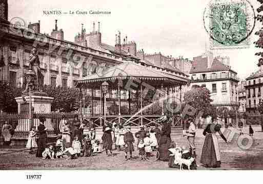 Ville de NANTES, carte postale ancienne