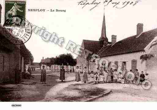 Ville de NESPLOY, carte postale ancienne