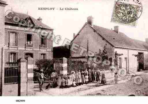 Ville de NESPLOY, carte postale ancienne