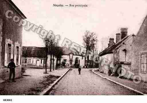 Ville de NESPLOY, carte postale ancienne