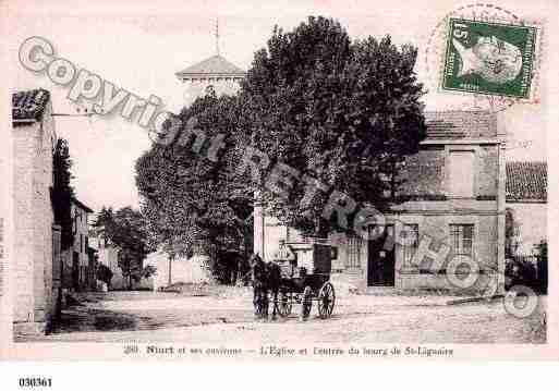 Ville de NIORT, carte postale ancienne