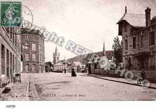 Ville de PAVILLY, carte postale ancienne