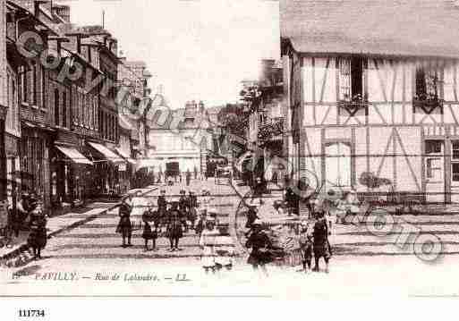 Ville de PAVILLY, carte postale ancienne