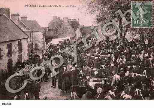 Ville de PLOGASTELSAINTGERMAIN, carte postale ancienne