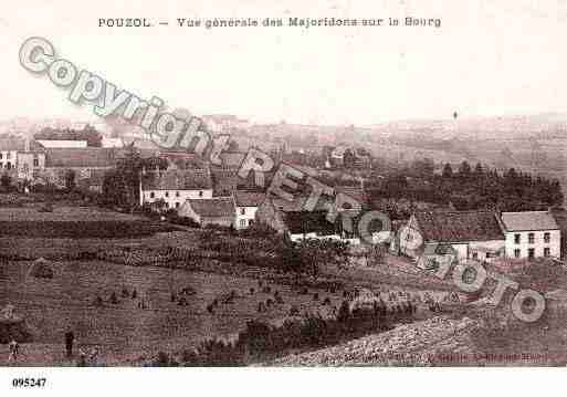 Ville de POUZOL, carte postale ancienne Ville de POUZOL, carte postale ancienne