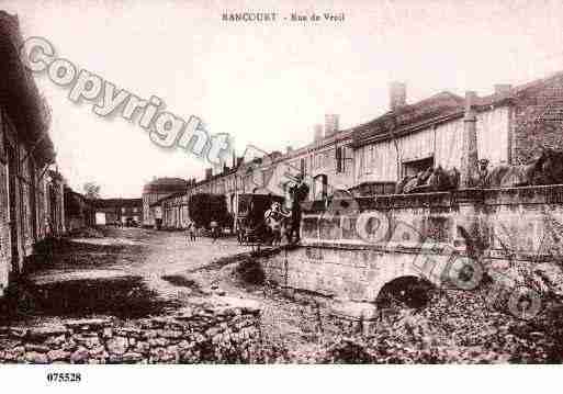 Ville de RANCOURTSURORNAIN, carte postale ancienne