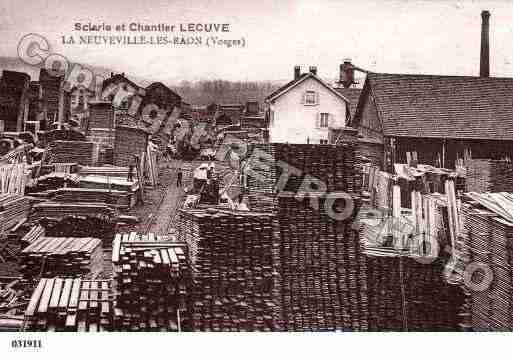 Ville de RAONL'ETAPE, carte postale ancienne