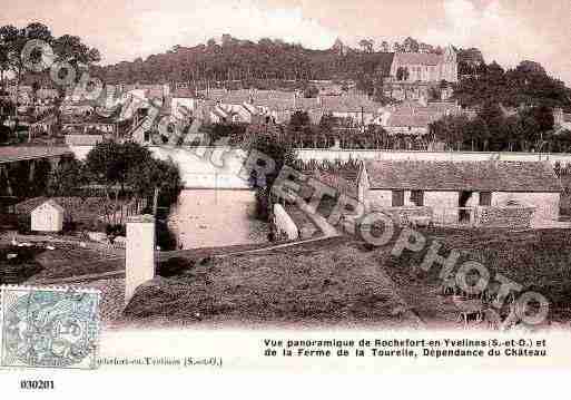 Ville de ROCHEFORTENYVELINES, carte postale ancienne