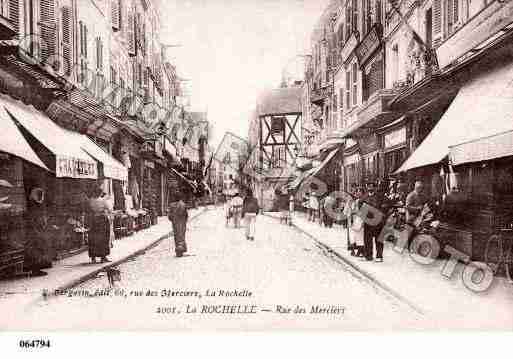 Ville de ROCHELLE(LA), carte postale ancienne