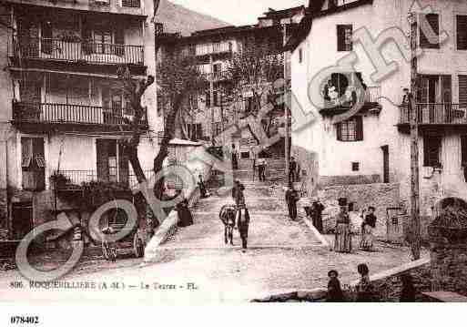 Ville de ROQUEBILLIERE, carte postale ancienne