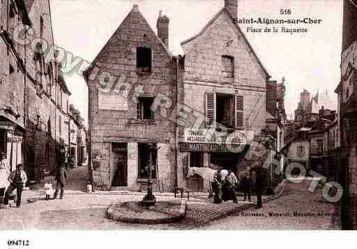 Ville de SAINTAIGNAN, carte postale ancienne