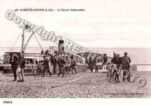 Ville de SAINTBREVINLESPINS, carte postale ancienne