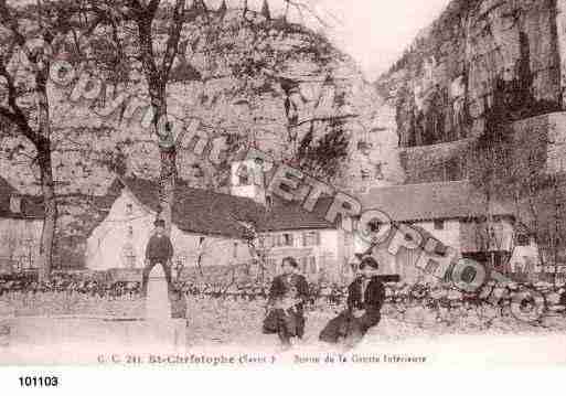 Ville de SAINTCHRISTOPHELAGROTTE, carte postale ancienne