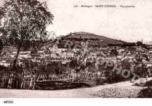 Ville de SAINTCYPRIEN, carte postale ancienne