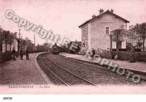 Ville de SAINTFARGEAUPONTHIERRY, carte postale ancienne