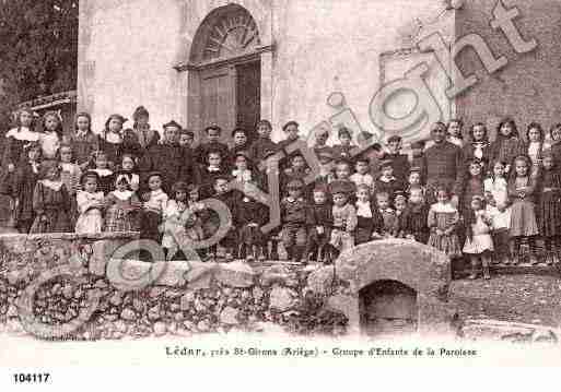 Ville de SAINTGIRONS, carte postale ancienne