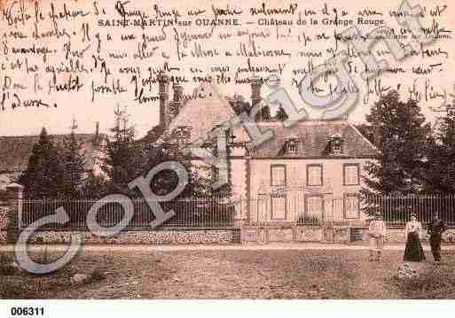 Ville de SAINTMARTINSUROUANNE, carte postale ancienne