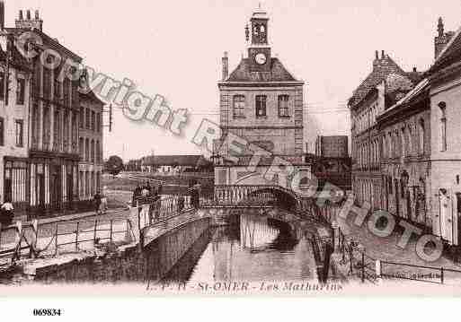 Ville de SAINTOMER, carte postale ancienne