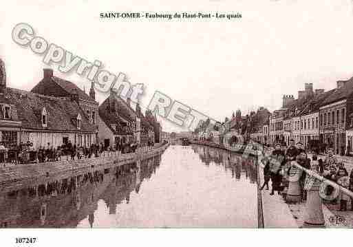 Ville de SAINTOMER, carte postale ancienne