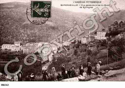 Ville de SAINTPIERREVILLE, carte postale ancienne