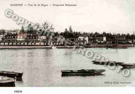 Ville de SAINTRYSURSEINE, carte postale ancienne