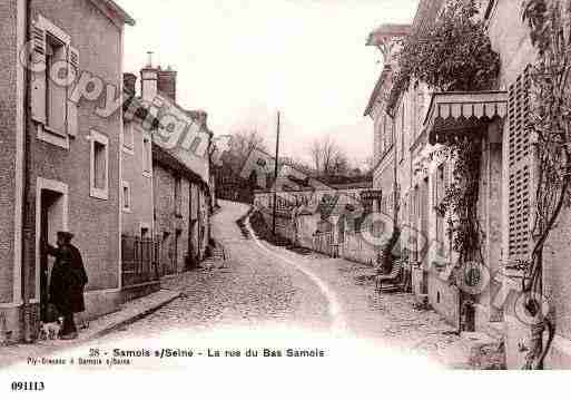 Ville de SAMOISSURSEINE, carte postale ancienne