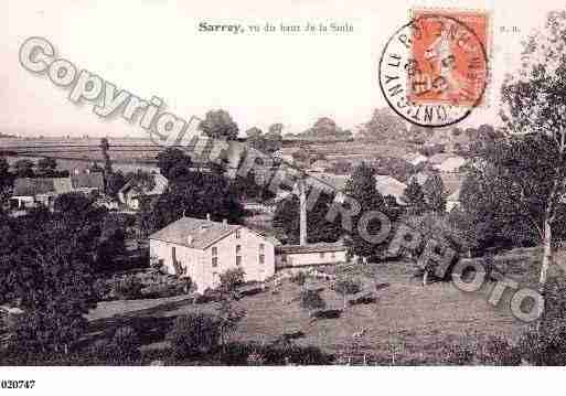 Ville de SARREY, carte postale ancienne