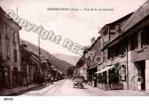 Ville de SECHILIENNE, carte postale ancienne