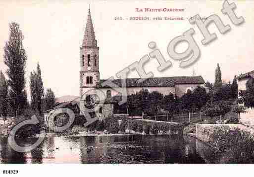 Ville de SOUEICH, carte postale ancienne