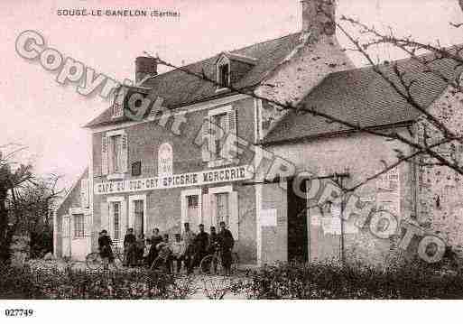 Ville de SOUGELEGANELON, carte postale ancienne