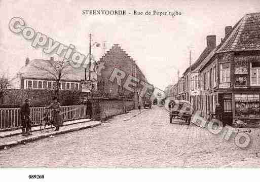 Ville de STEENVOORDE, carte postale ancienne